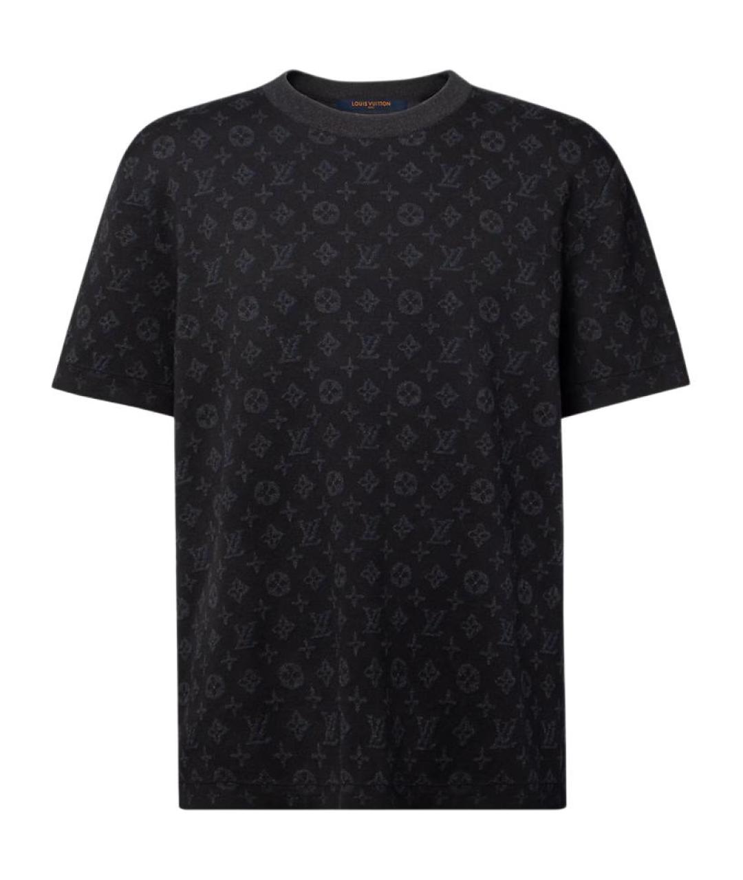 LOUIS VUITTON Черная футболка, фото 1