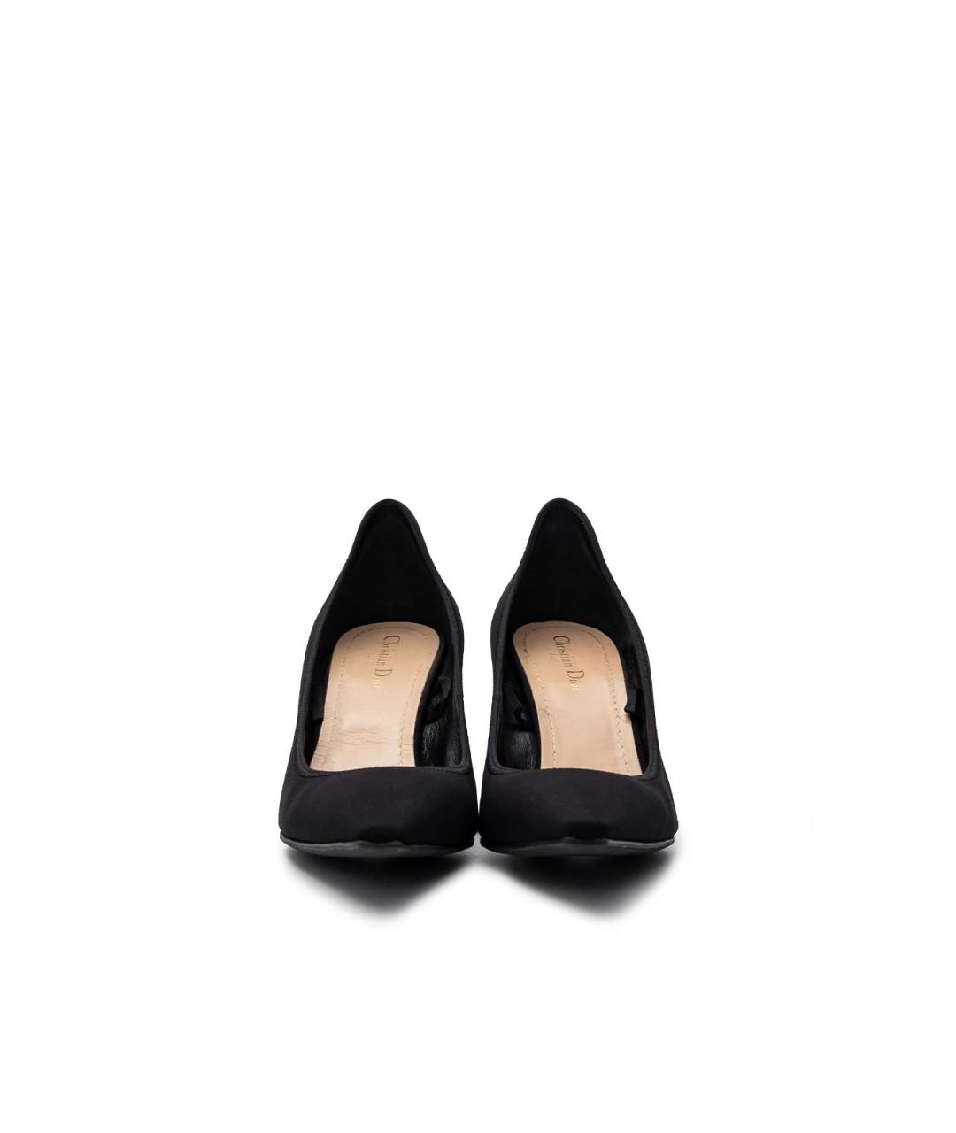 CHRISTIAN DIOR Черные текстильные туфли, фото 4