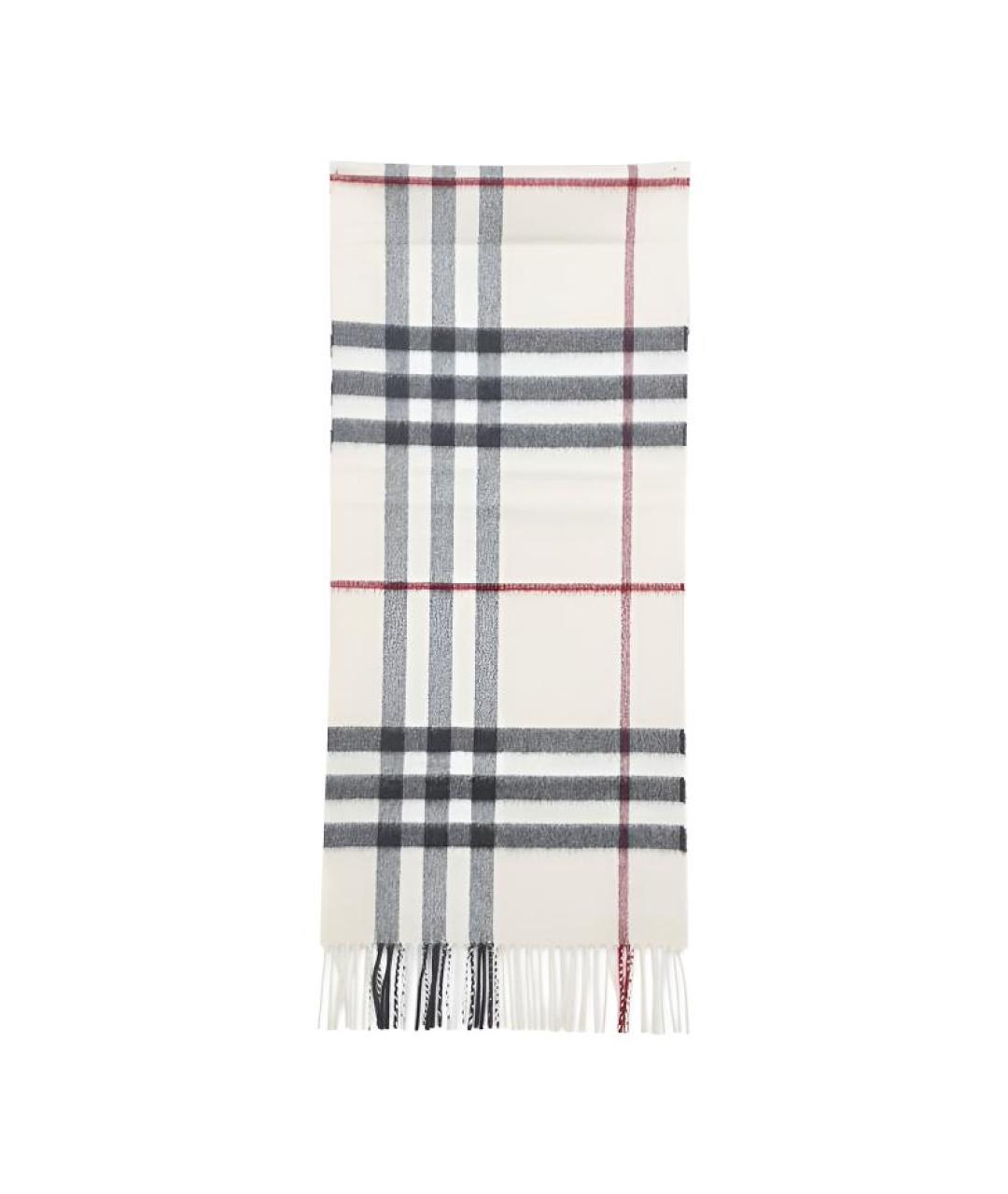 BURBERRY Бежевый кашемировый шарф, фото 1