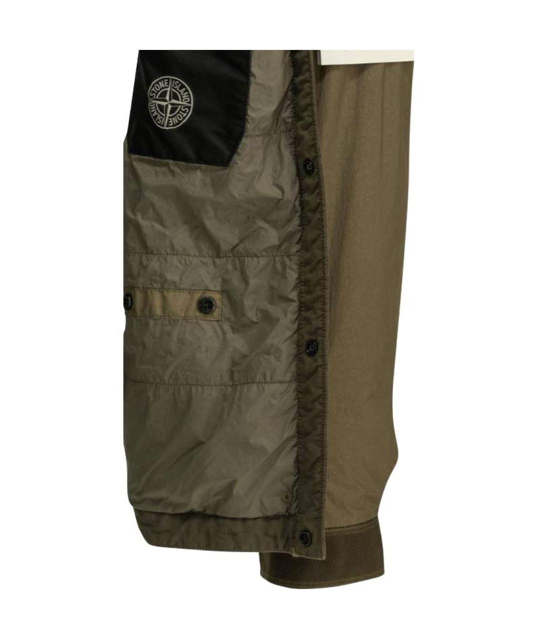 STONE ISLAND Зеленая куртка, фото 4