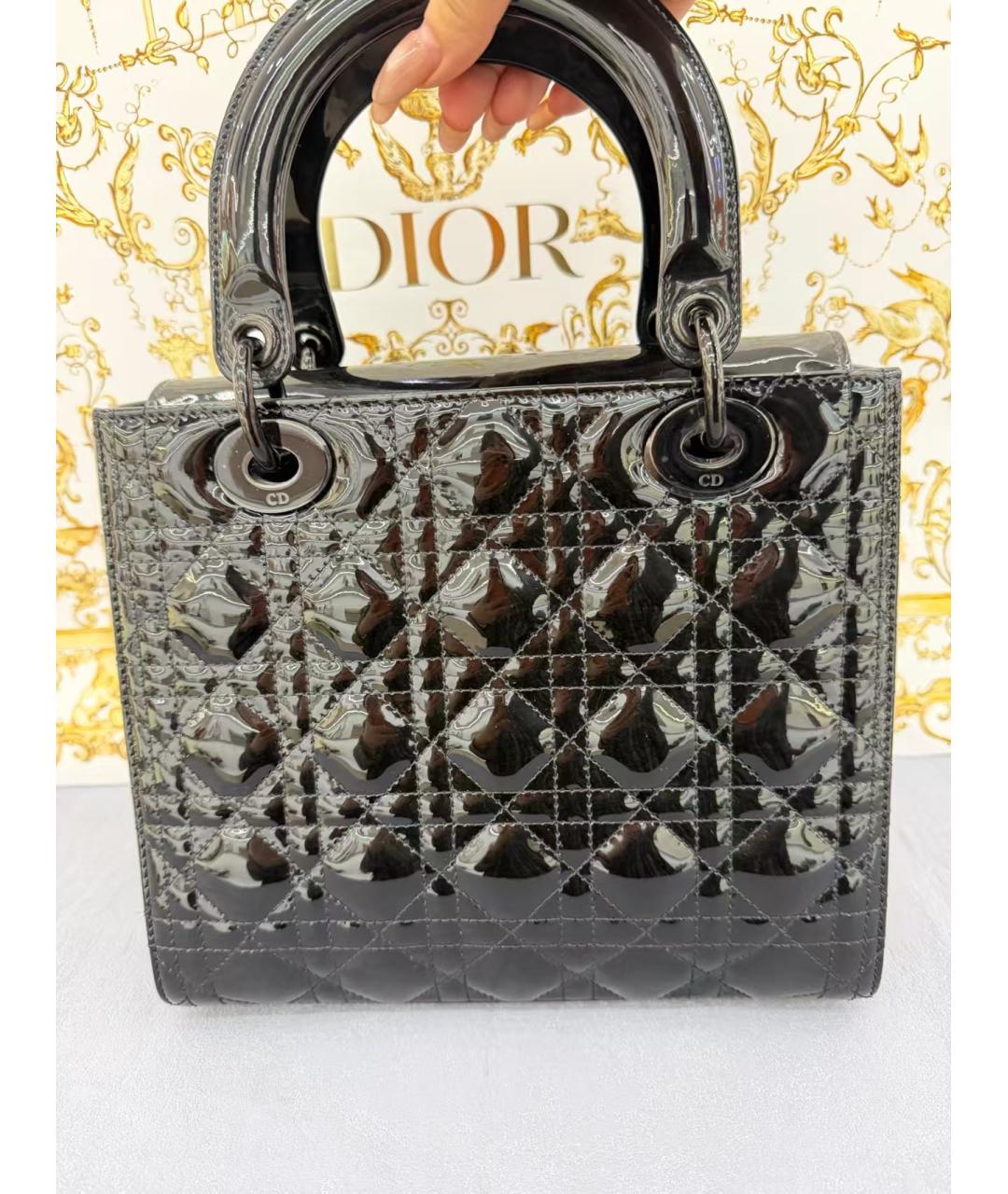 CHRISTIAN DIOR Черная сумка через плечо, фото 3