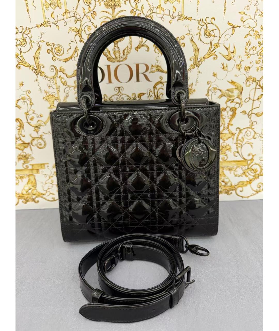 CHRISTIAN DIOR Черная сумка через плечо, фото 4