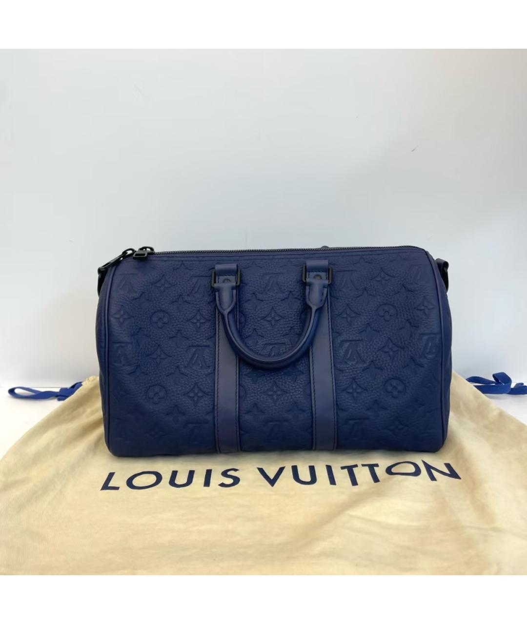 LOUIS VUITTON Синяя сумка через плечо, фото 2