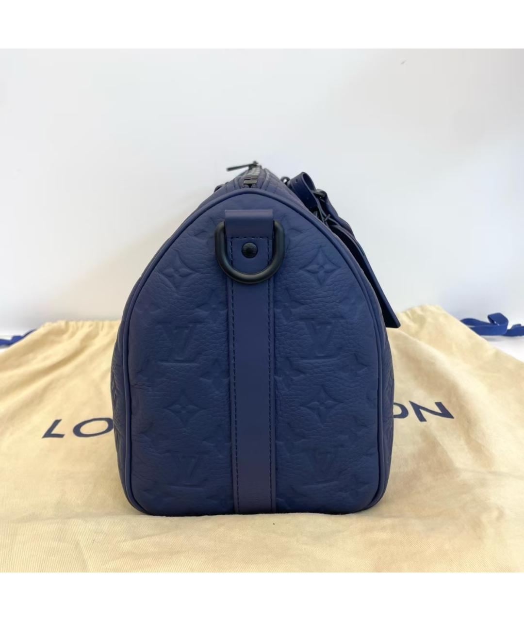 LOUIS VUITTON Синяя сумка через плечо, фото 3