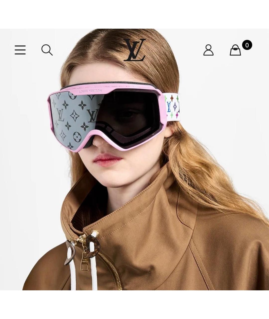 LOUIS VUITTON Мульти пластиковые солнцезащитные очки, фото 8