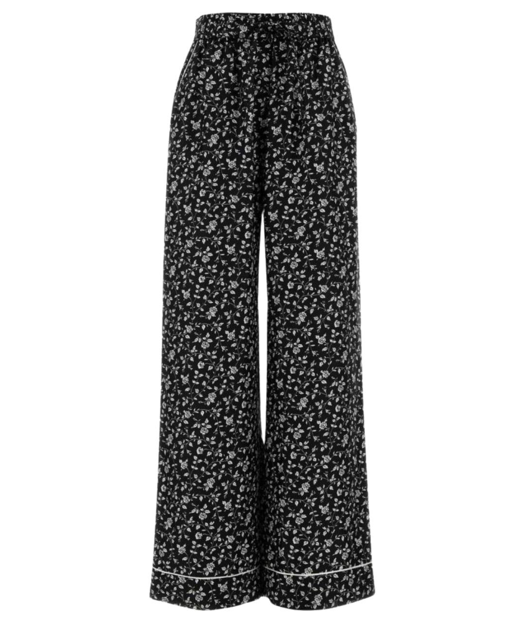 DOLCE&GABBANA Мульти шелковые брюки широкие, фото 1