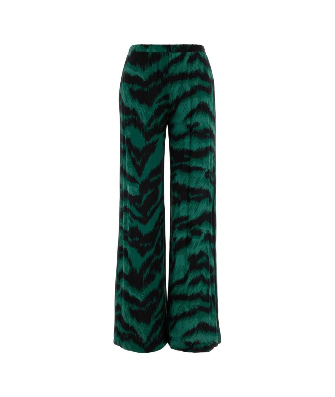DIANE VON FURSTENBERG Мульти вискозные брюки широкие, фото 3