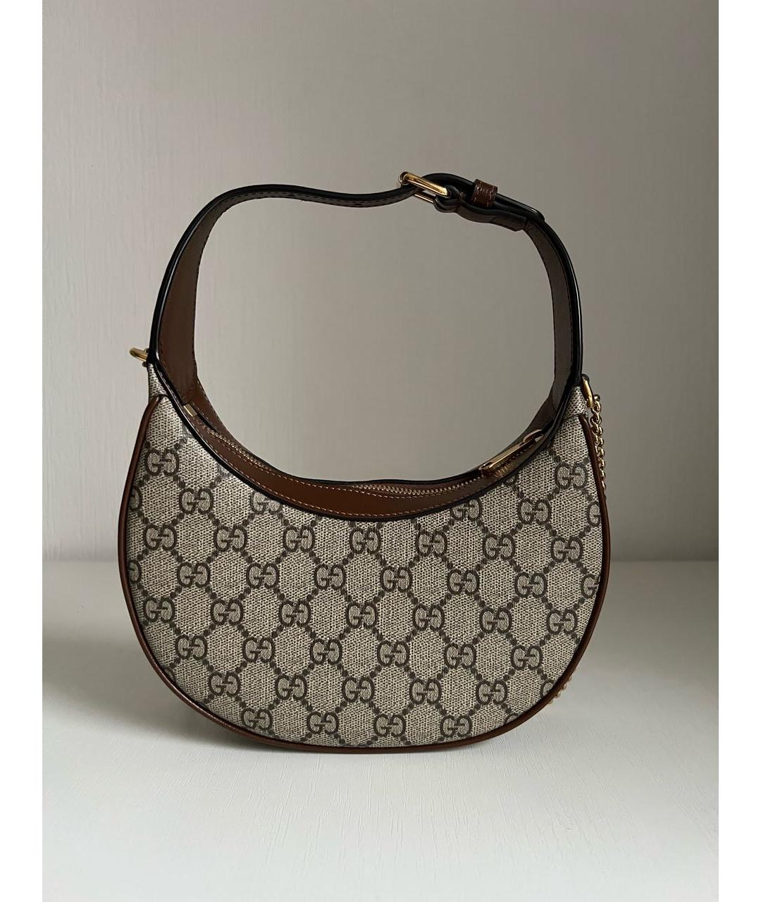 GUCCI Коричневая сумка через плечо, фото 3