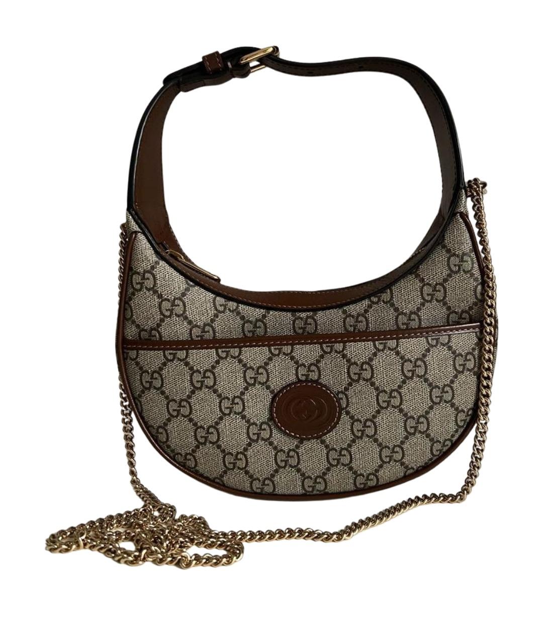 GUCCI Коричневая сумка через плечо, фото 1