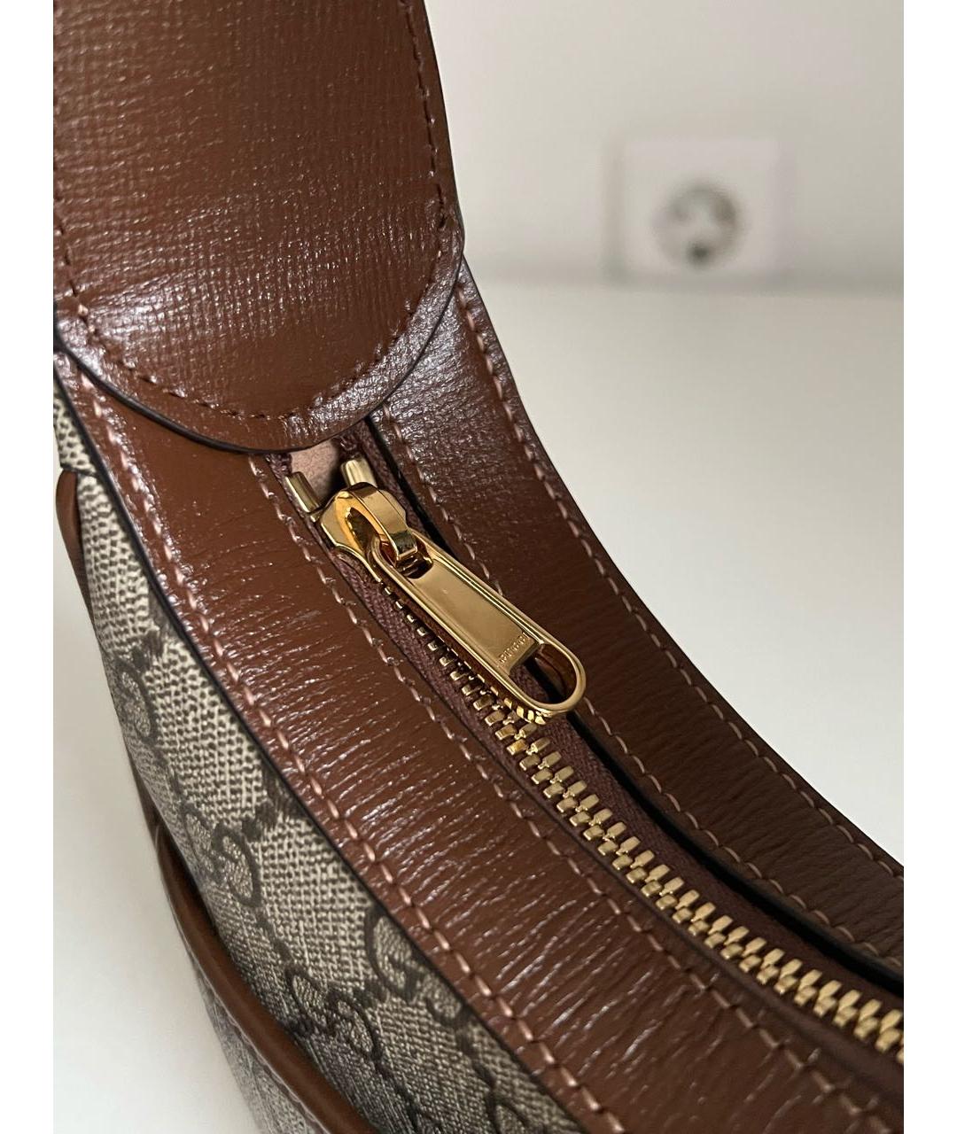 GUCCI Коричневая сумка через плечо, фото 5