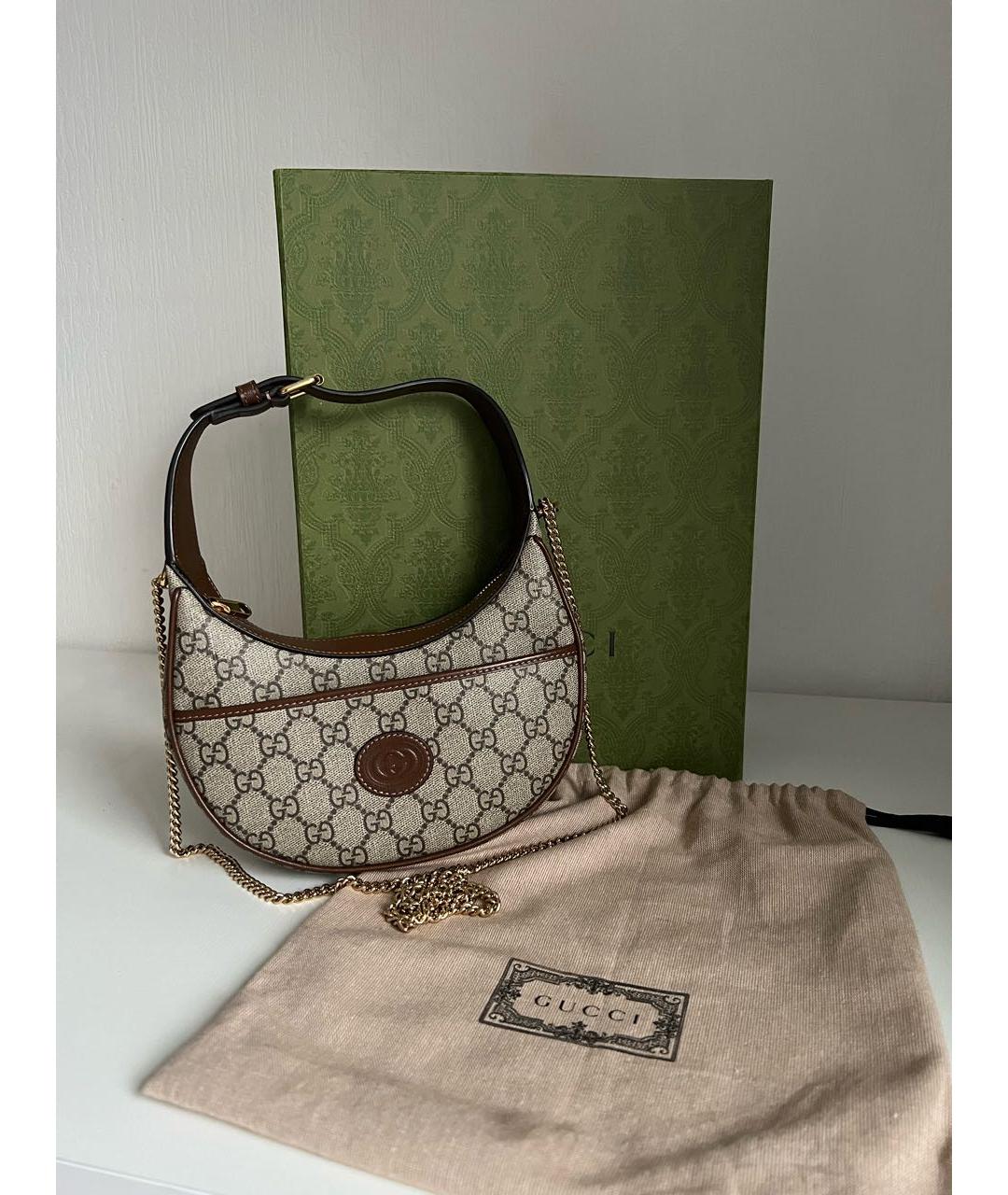 GUCCI Коричневая сумка через плечо, фото 2