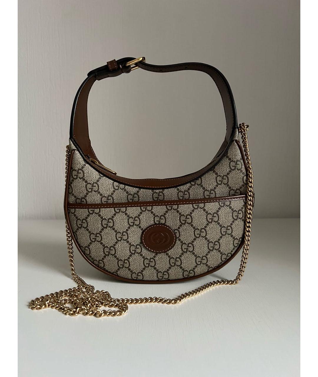 GUCCI Коричневая сумка через плечо, фото 9
