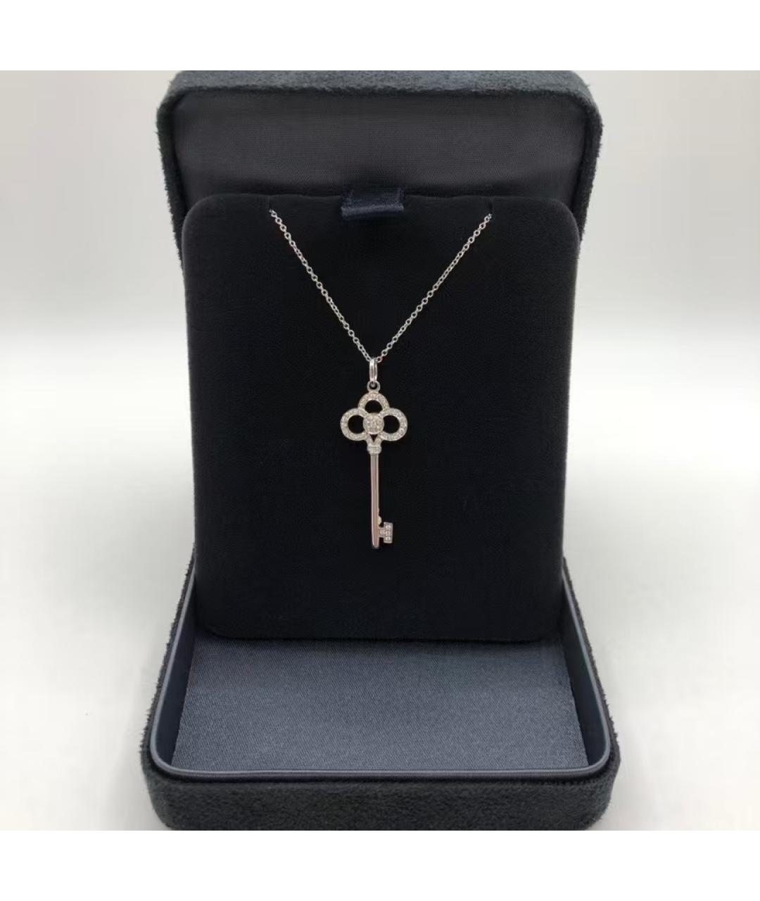 TIFFANY&CO Серебряная подвеска из белого золота, фото 4