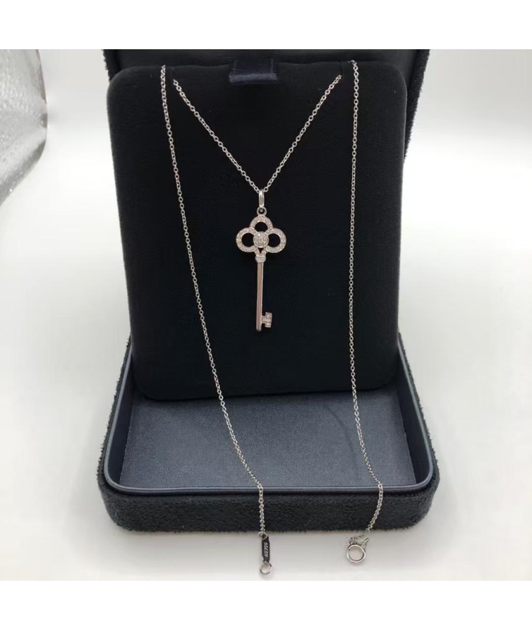 TIFFANY&CO Серебряная подвеска из белого золота, фото 2