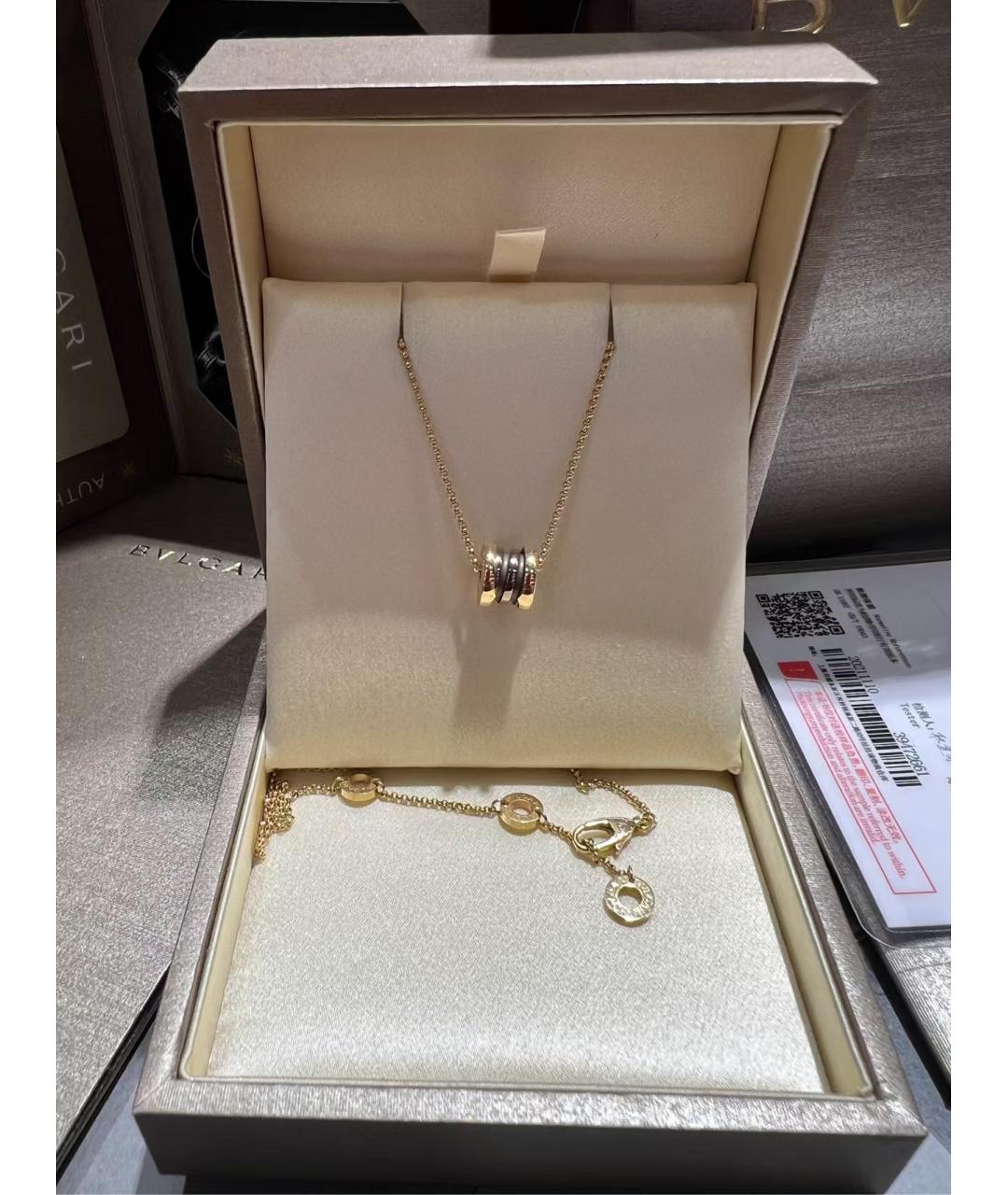 BVLGARI Черная подвеска, фото 2