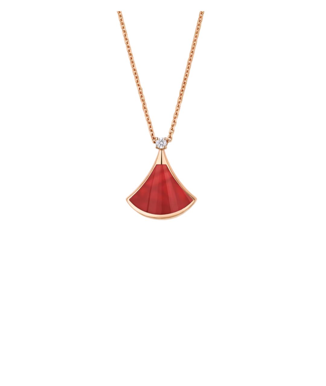 BVLGARI Красная подвеска, фото 7