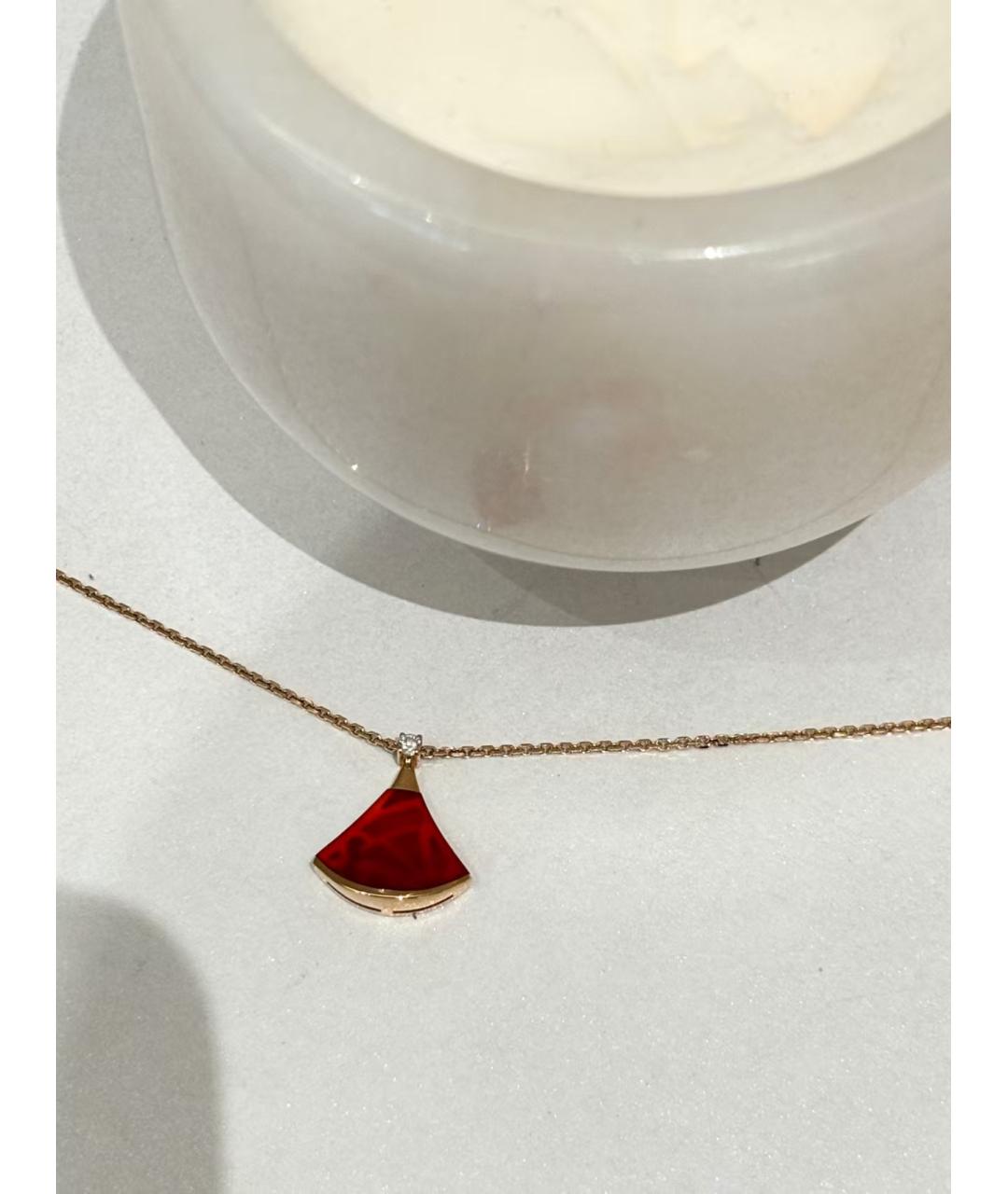 BVLGARI Красная подвеска, фото 4