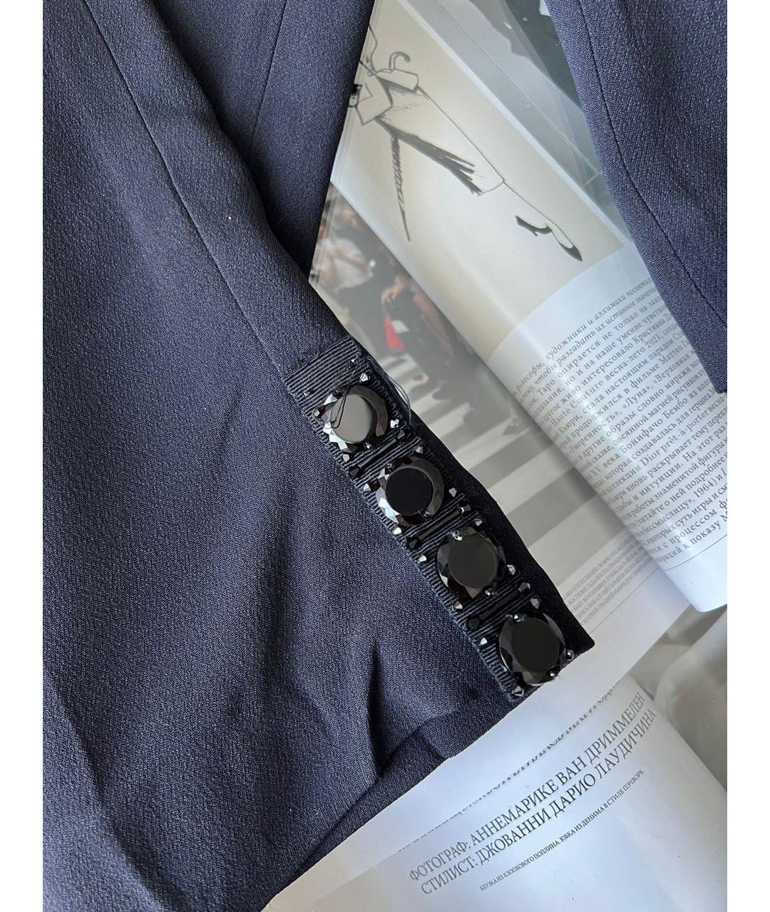 LOUIS VUITTON Черные прямые брюки, фото 4