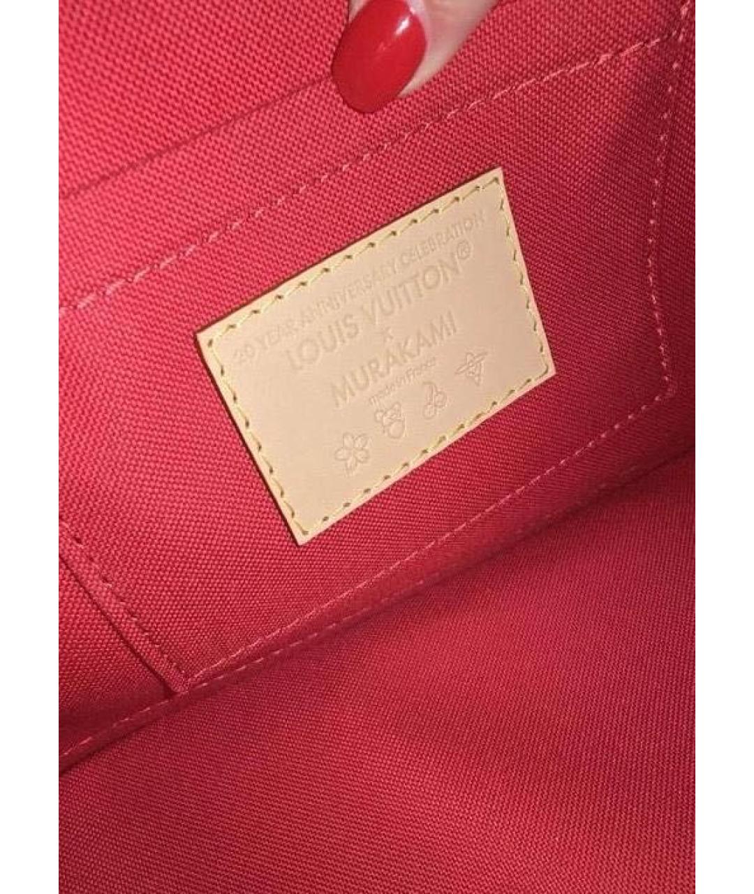 LOUIS VUITTON Белая кожаная сумка с короткими ручками, фото 7