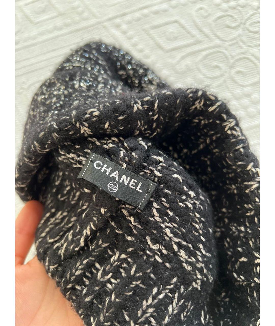 CHANEL Серая шапка, фото 3