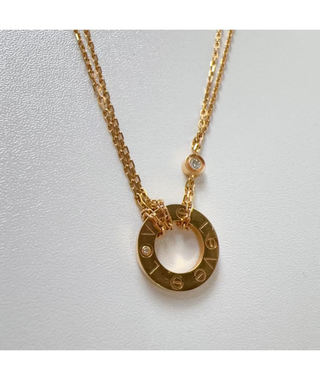 CARTIER Золотая подвеска, фото 5