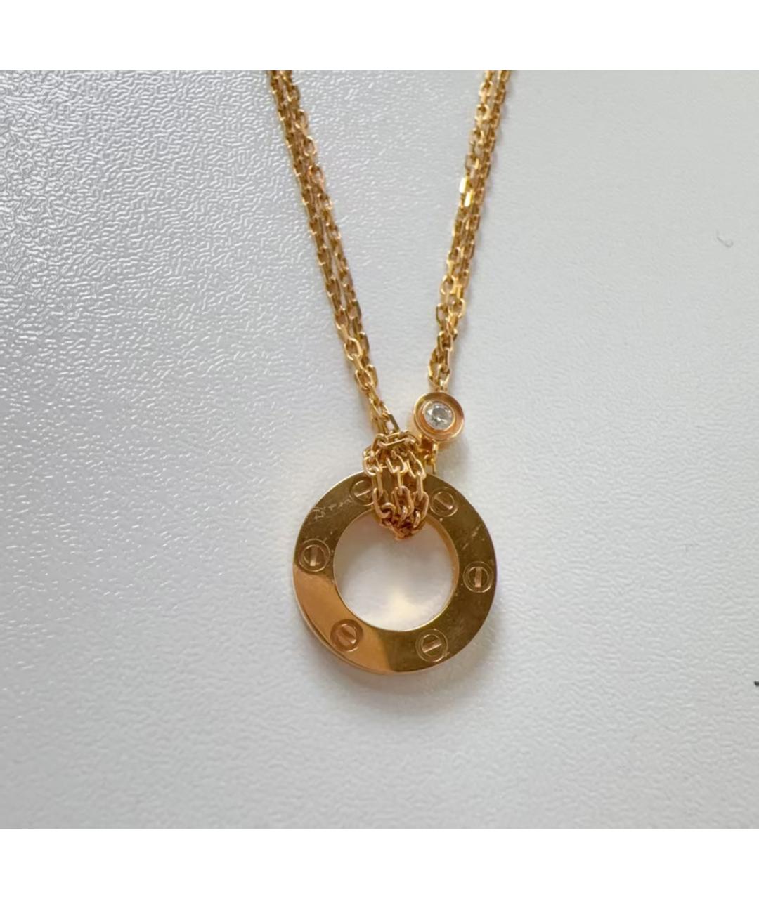 CARTIER Золотая подвеска, фото 4
