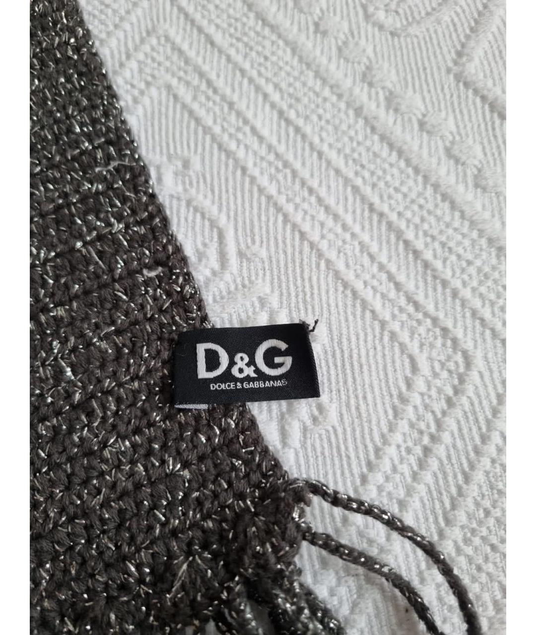 DOLCE&GABBANA Серая шапка, фото 5