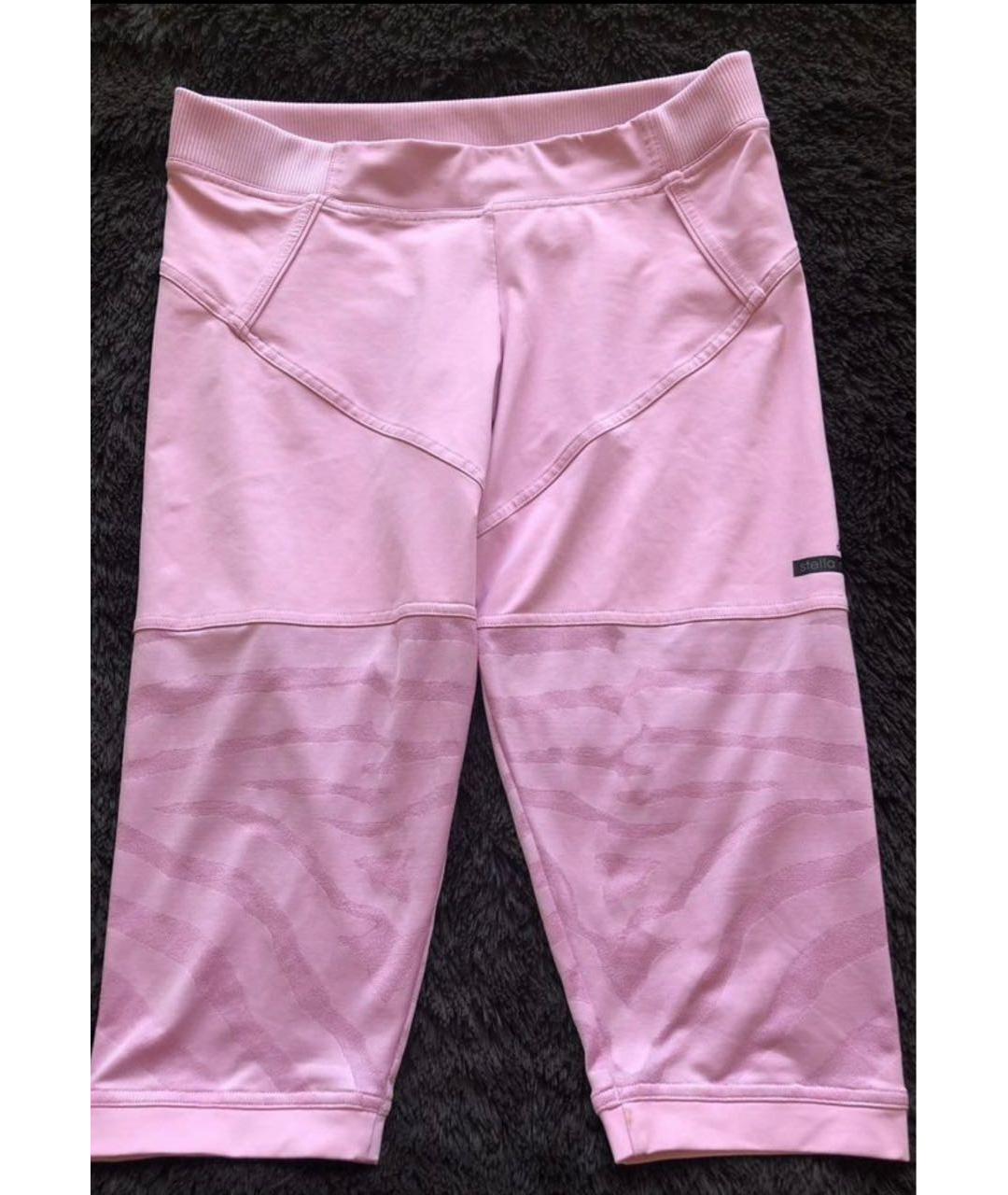 ADIDAS BY STELLA MCCARTNEY Розовые полиэстеровые спортивные брюки и шорты, фото 2