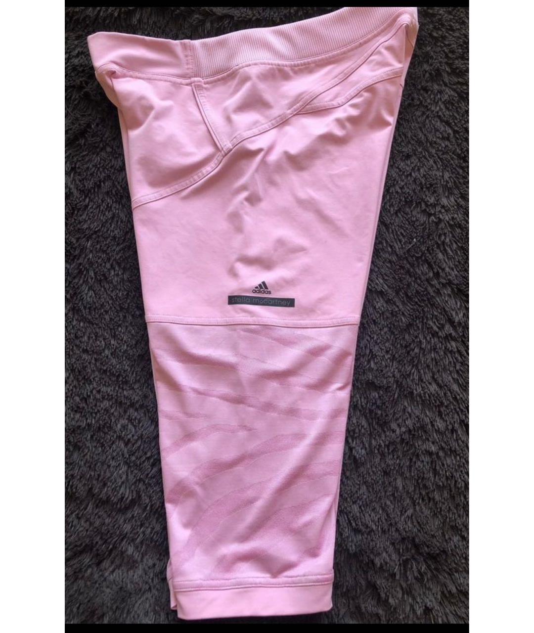ADIDAS BY STELLA MCCARTNEY Розовые полиэстеровые спортивные брюки и шорты, фото 4