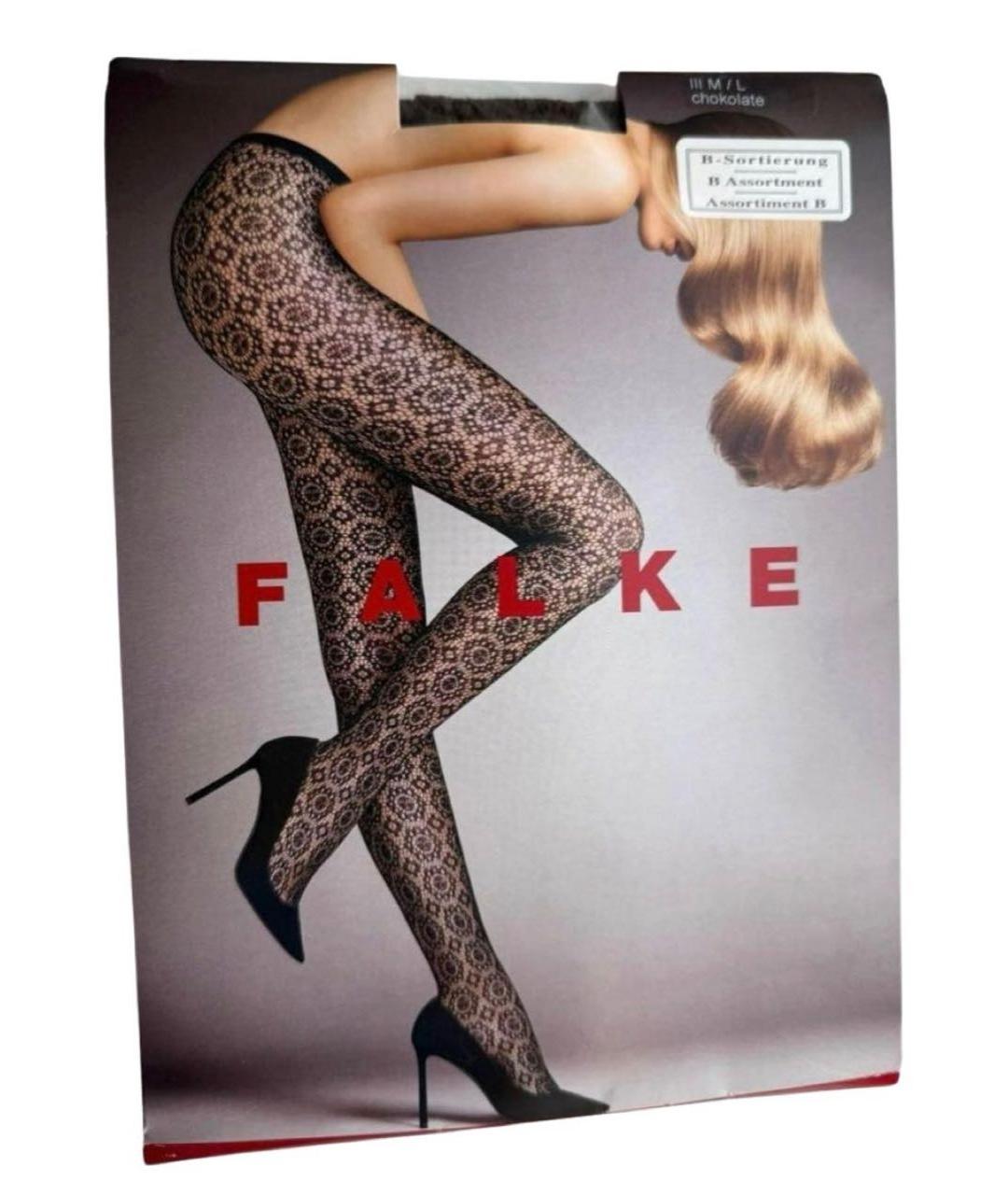 FALKE Коричневые носки, чулки и колготы, фото 5