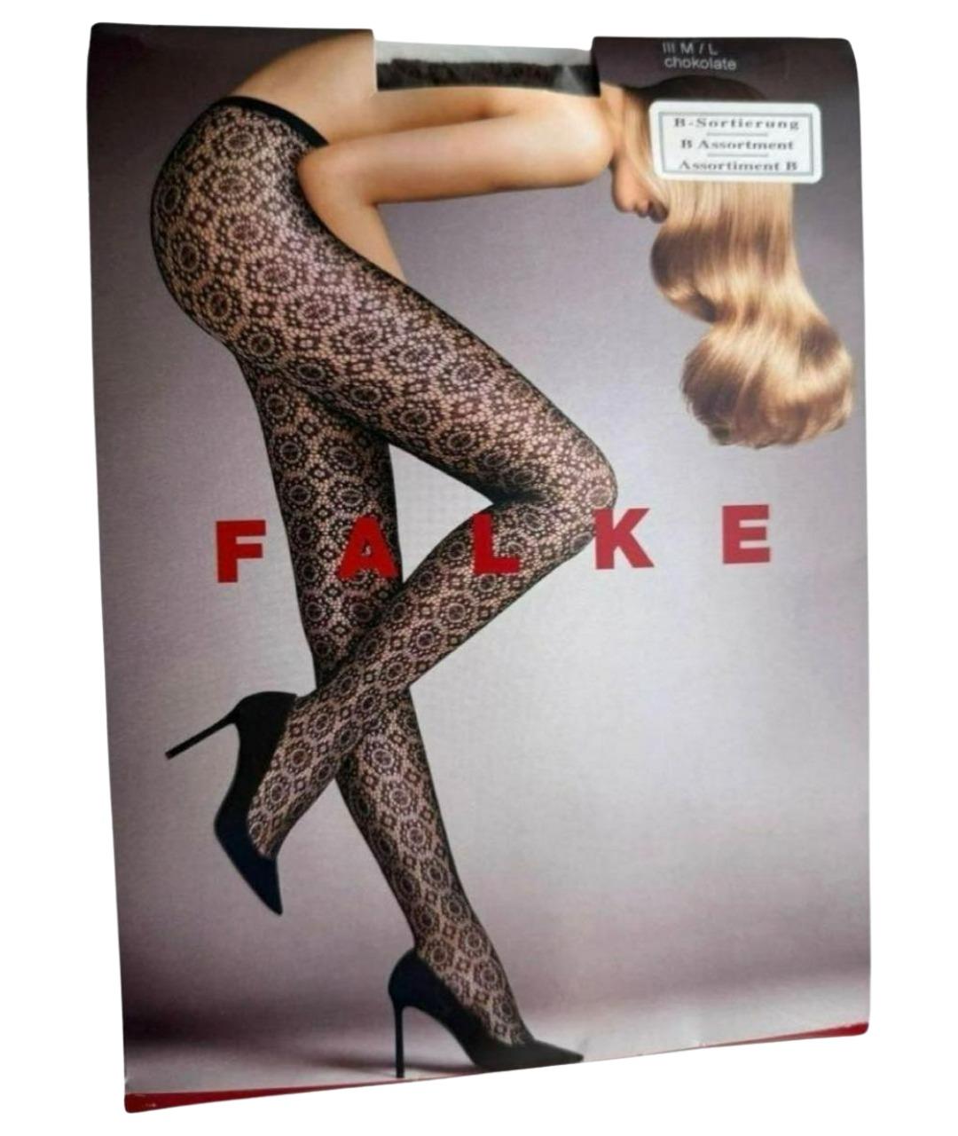 FALKE Коричневые носки, чулки и колготы, фото 1