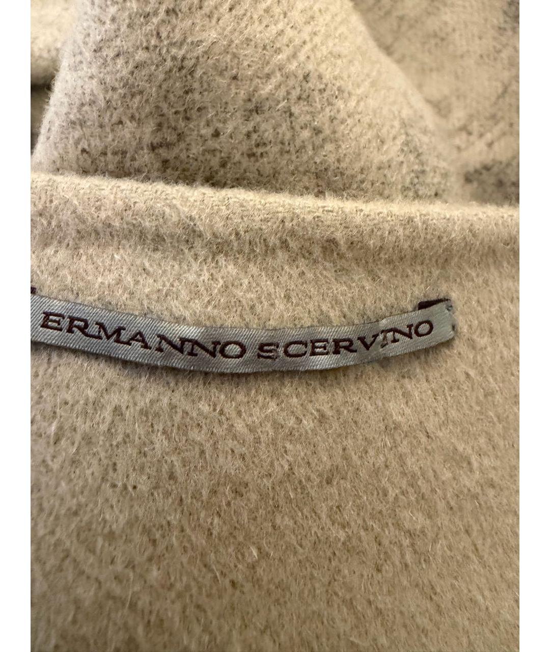 ERMANNO SCERVINO Бежевое повседневное платье, фото 3