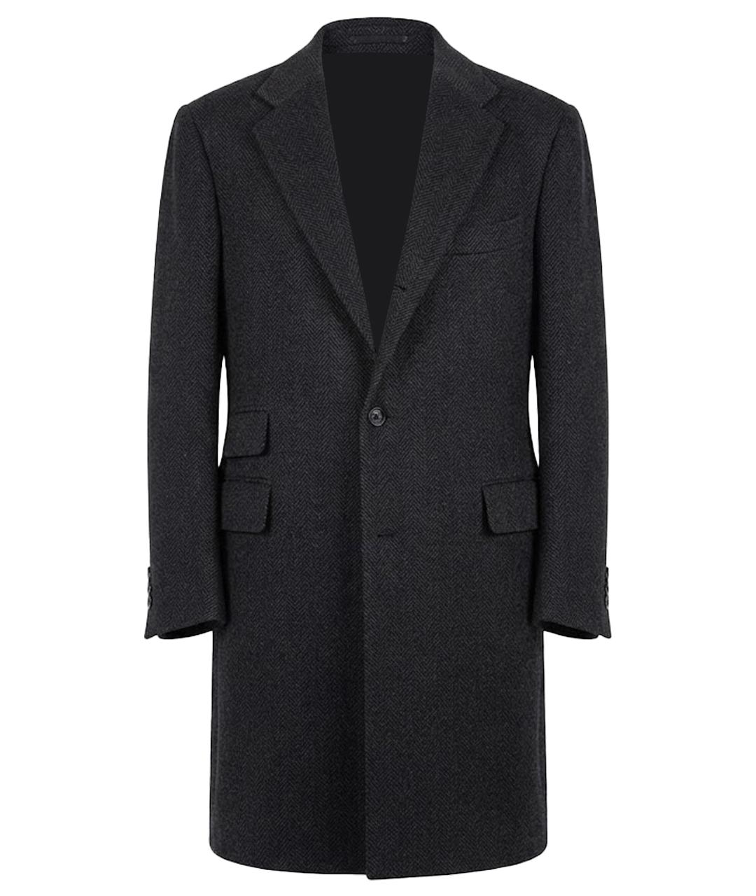 KITON Антрацитовое кашемировое пальто, фото 1