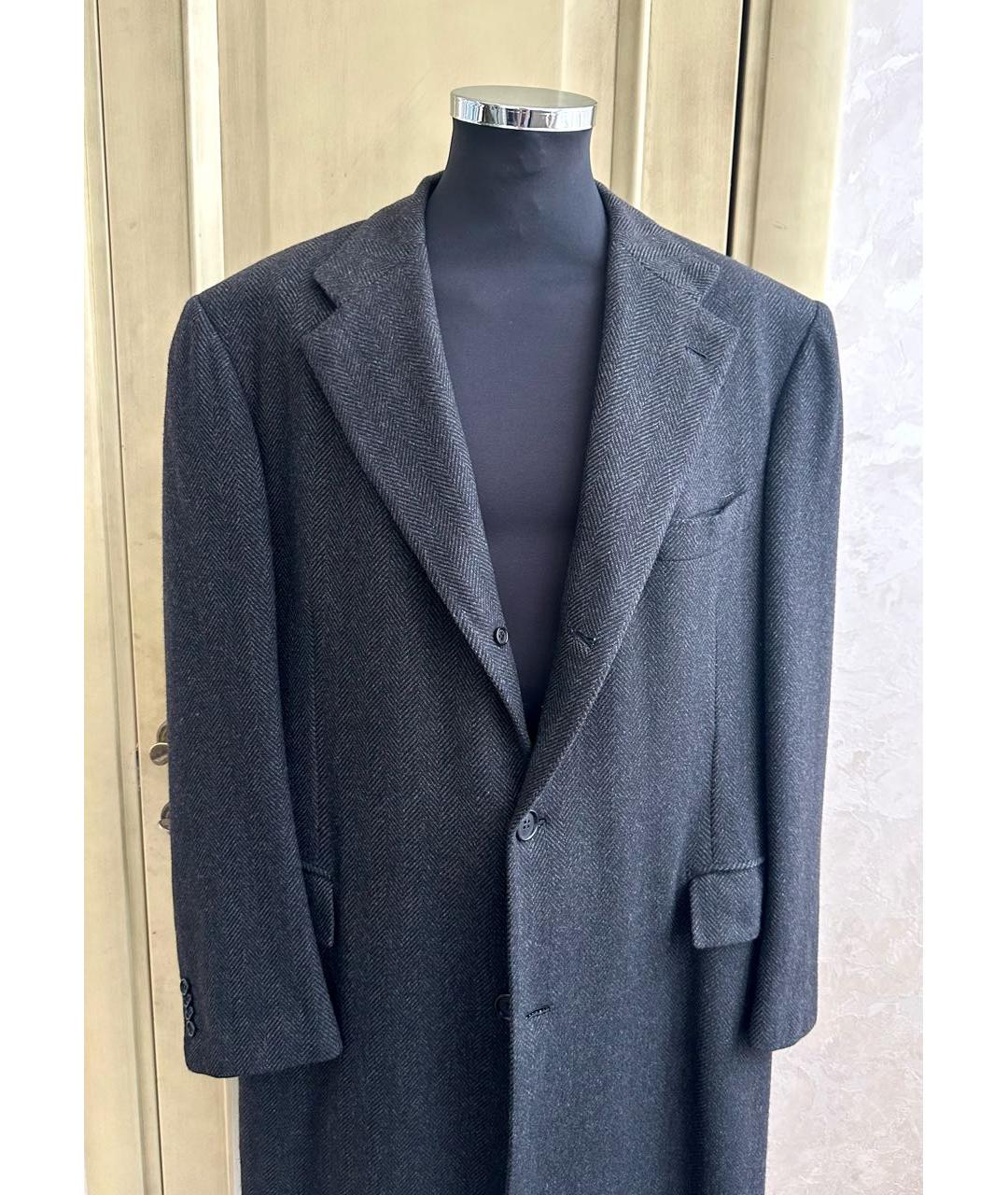 KITON Антрацитовое кашемировое пальто, фото 4
