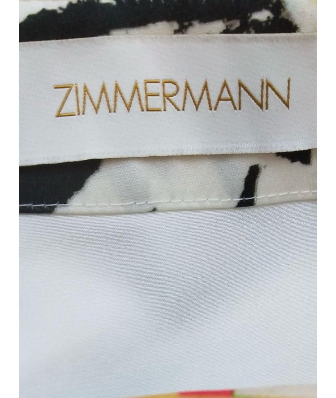 ZIMMERMANN Мульти шелковая юбка мини, фото 5