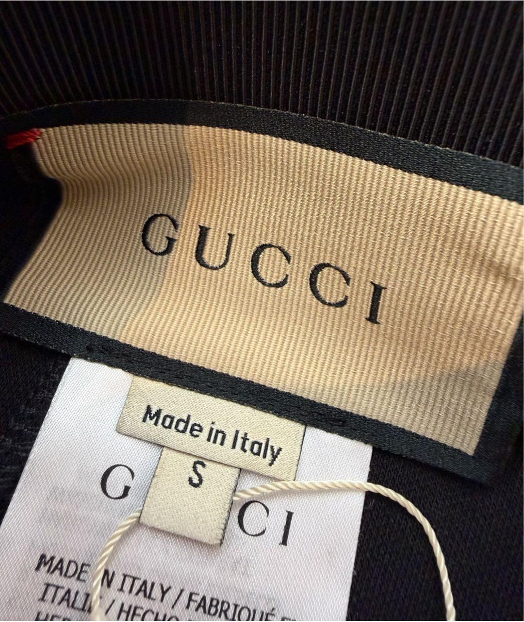 GUCCI Черные хлопковые леггинсы и велосипедки, фото 5