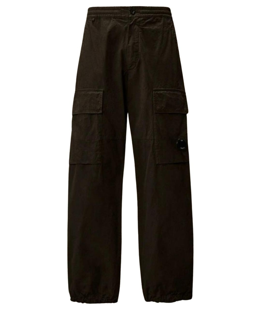 CP COMPANY Черные хлопковые повседневные брюки, фото 1