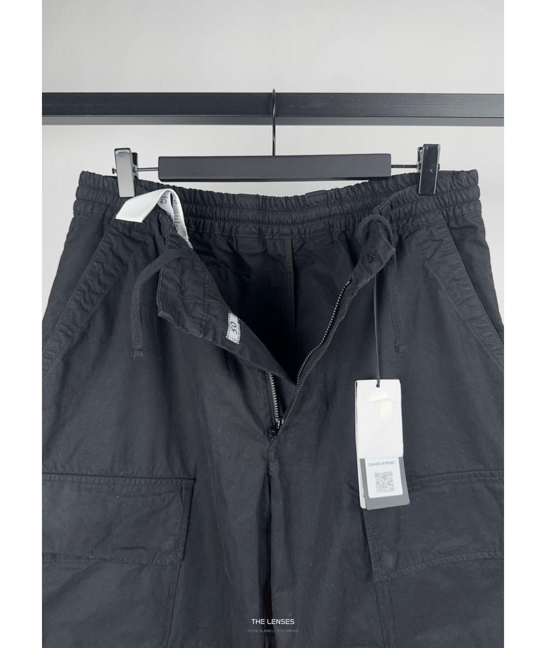 CP COMPANY Черные хлопковые повседневные брюки, фото 5