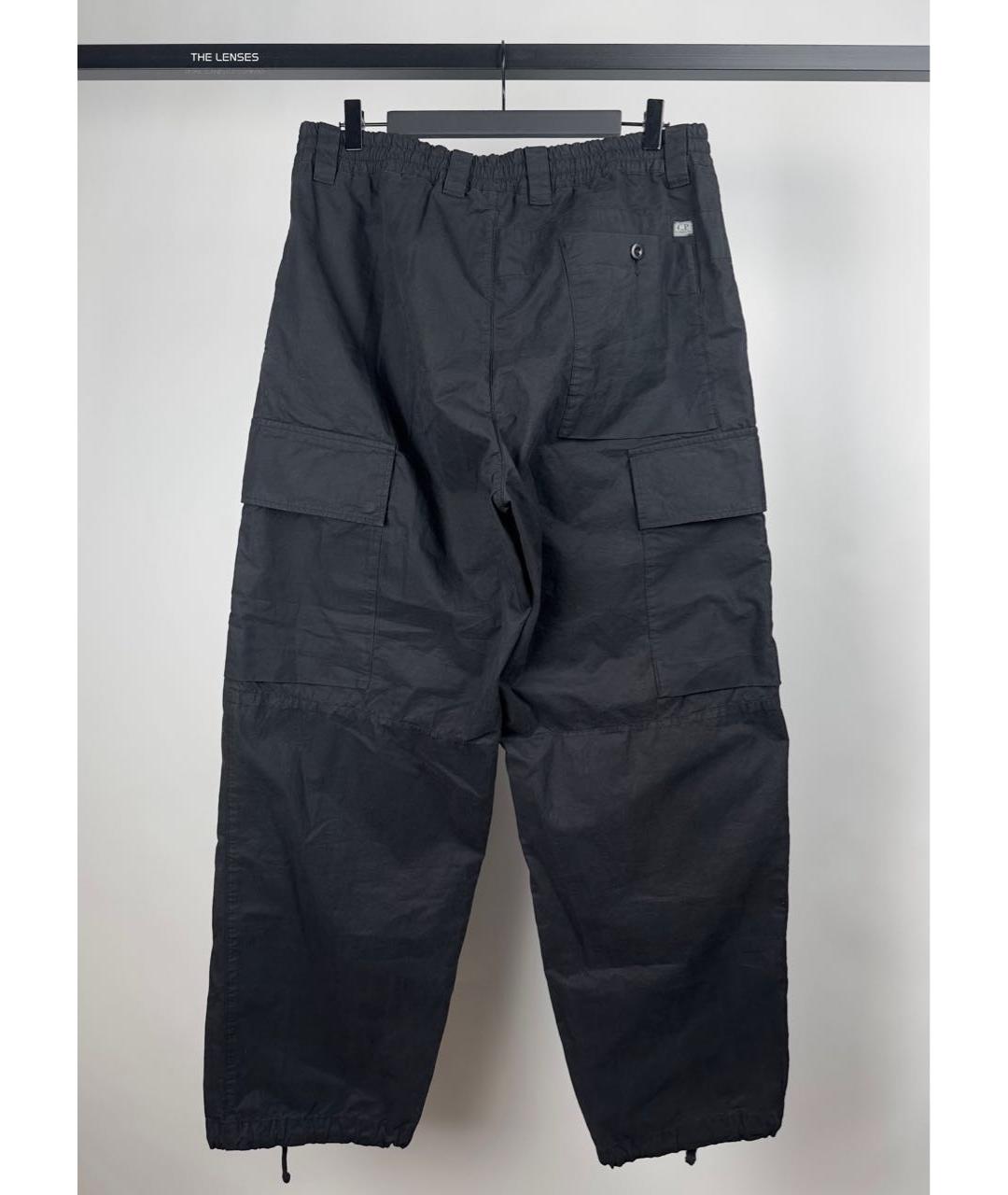 CP COMPANY Черные хлопковые повседневные брюки, фото 3