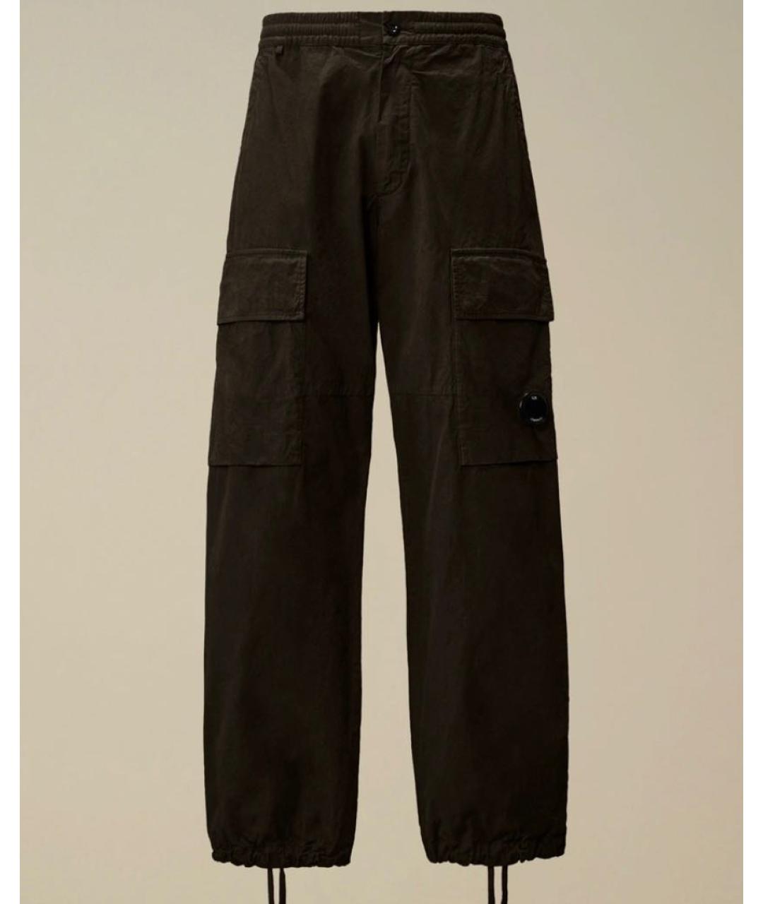 CP COMPANY Черные хлопковые повседневные брюки, фото 7