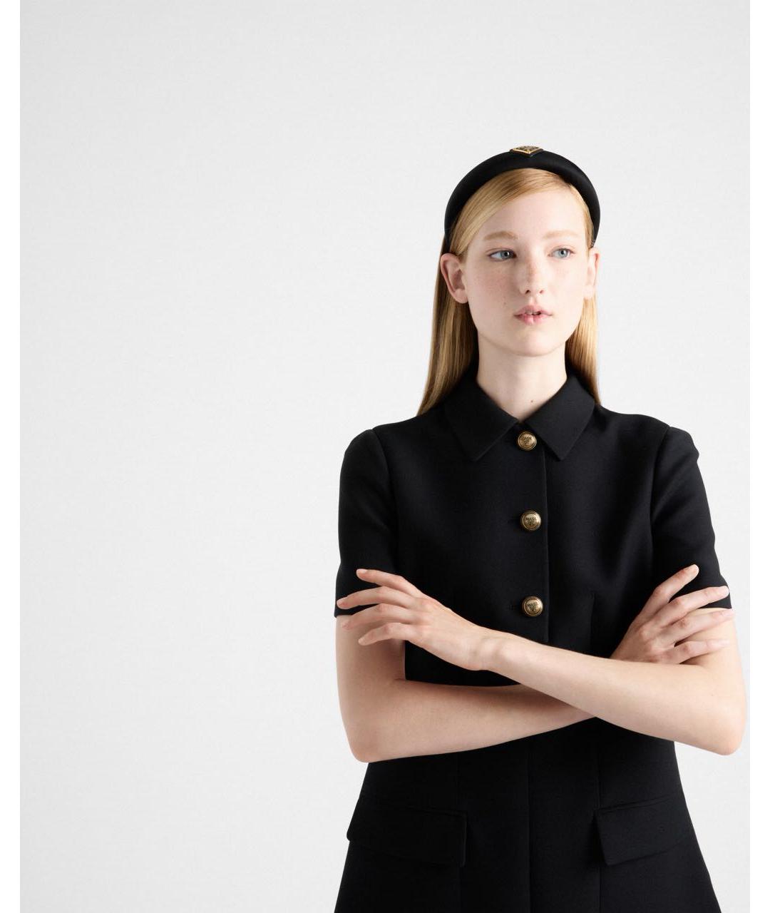 PRADA Черный ободок, фото 2