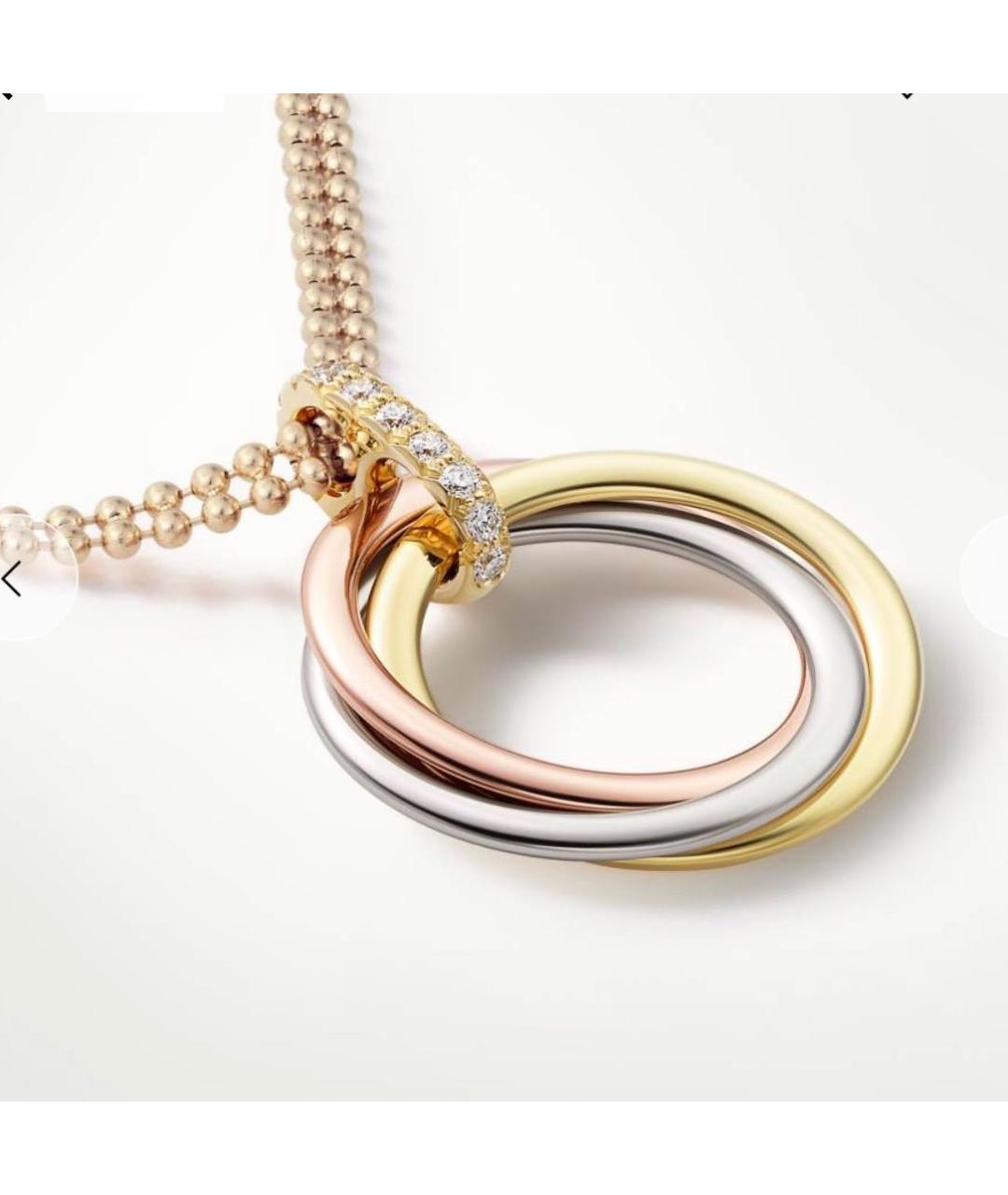 CARTIER Золотое колье из желтого золота, фото 2