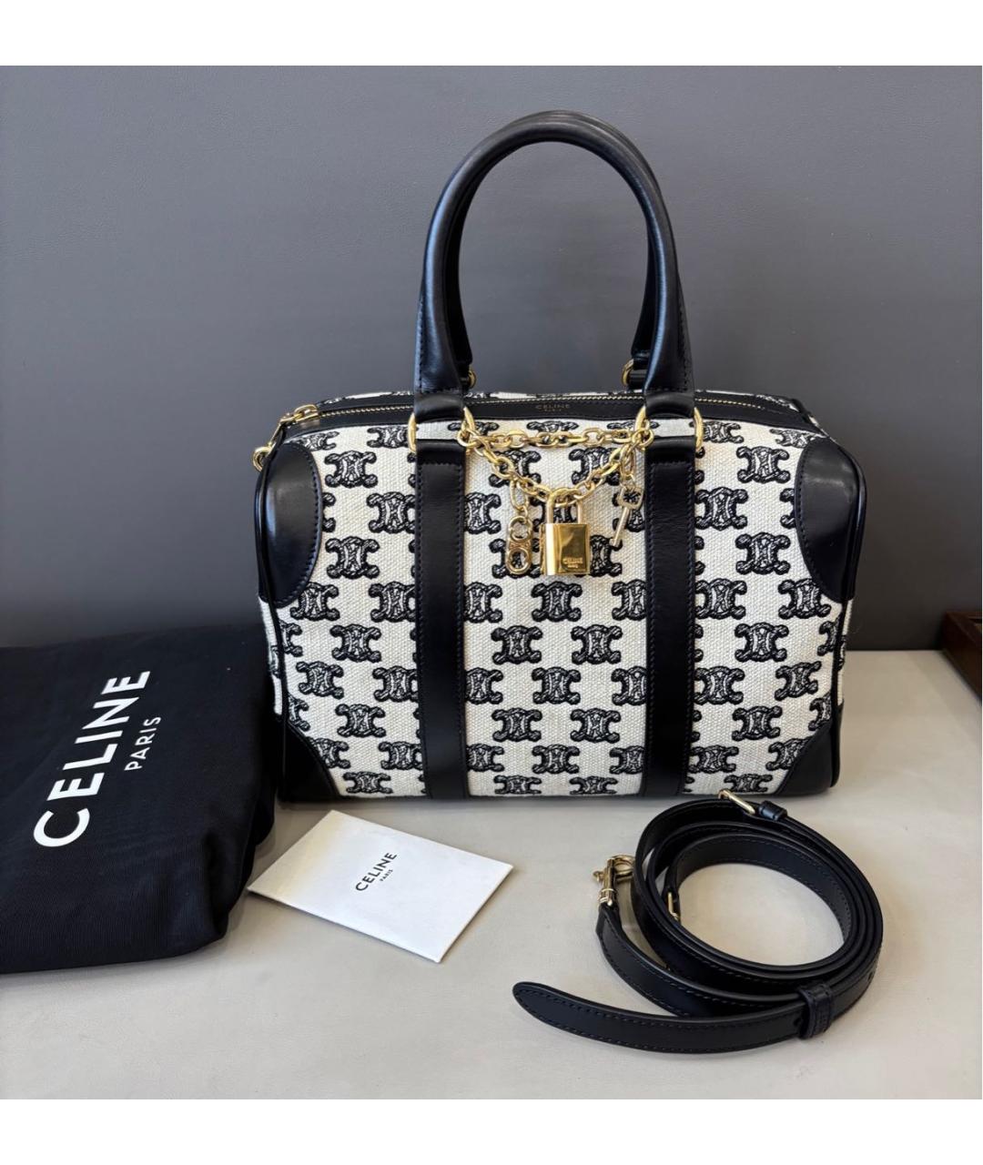 CELINE Черная сумка через плечо, фото 2