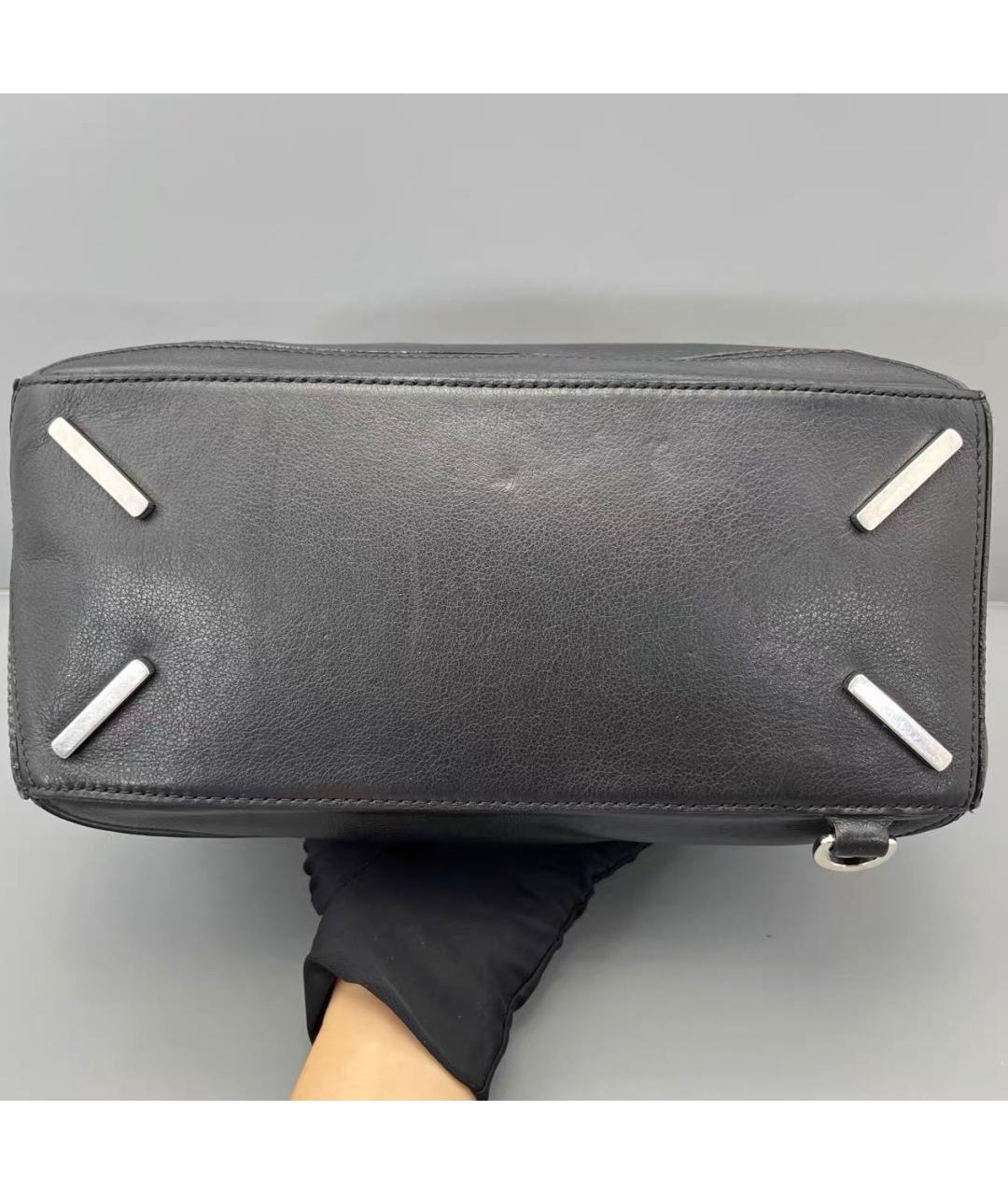 LOEWE Черная кожаная сумка через плечо, фото 4