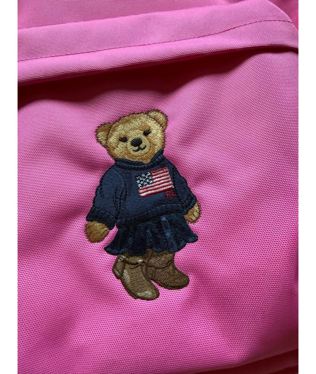POLO RALPH LAUREN Розовый тканевый рюкзак, фото 2
