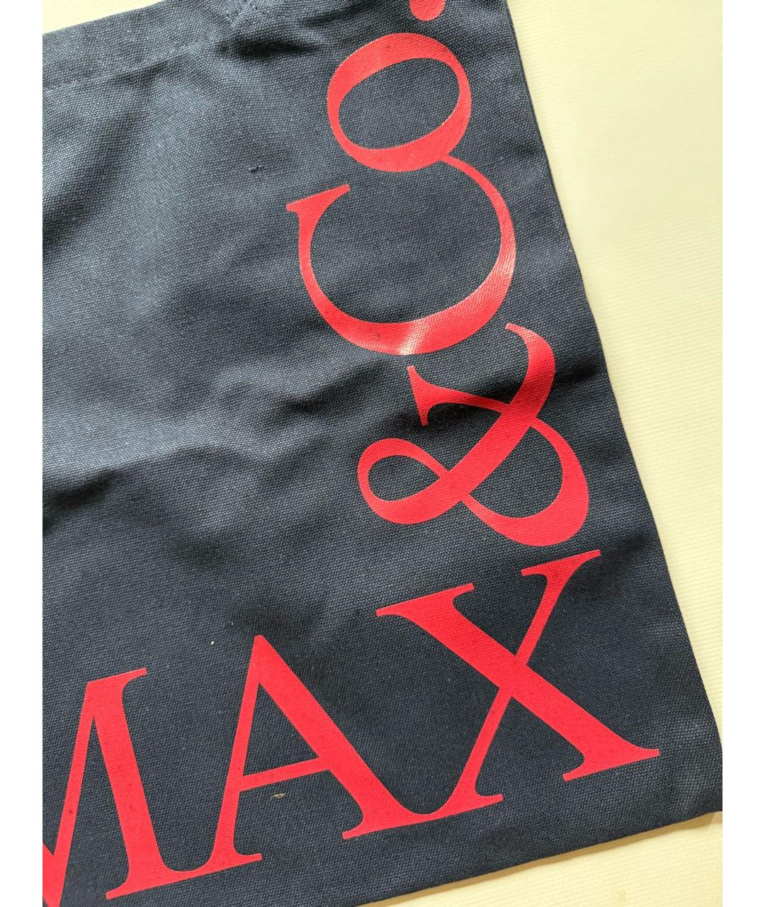MAX&CO Синяя тканевая сумка тоут, фото 2
