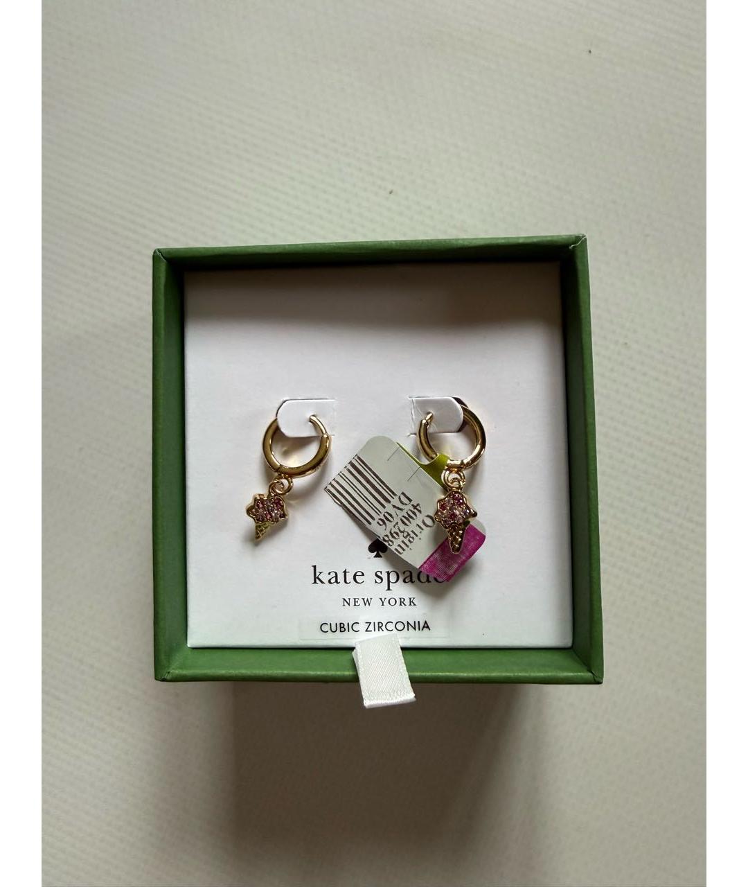 KATE SPADE Золотые серьги, фото 5