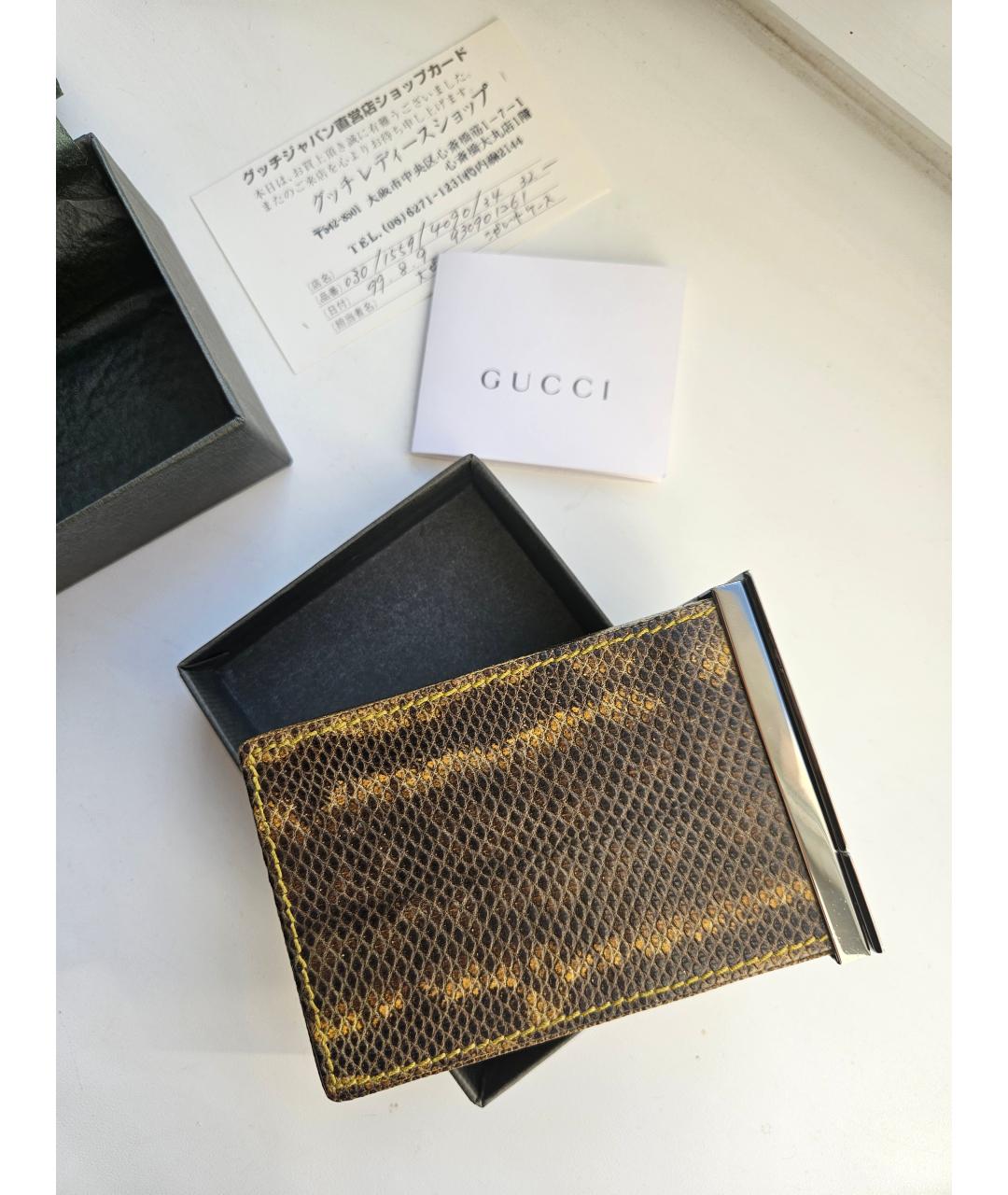 GUCCI Кардхолдер из экзотической кожи, фото 3