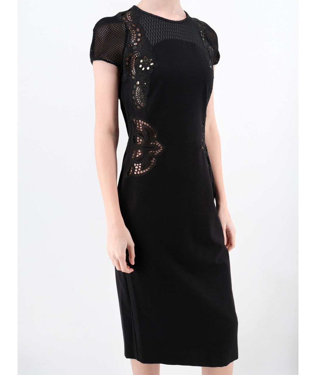 STELLA MCCARTNEY Черное полиамидовое повседневное платье, фото 2