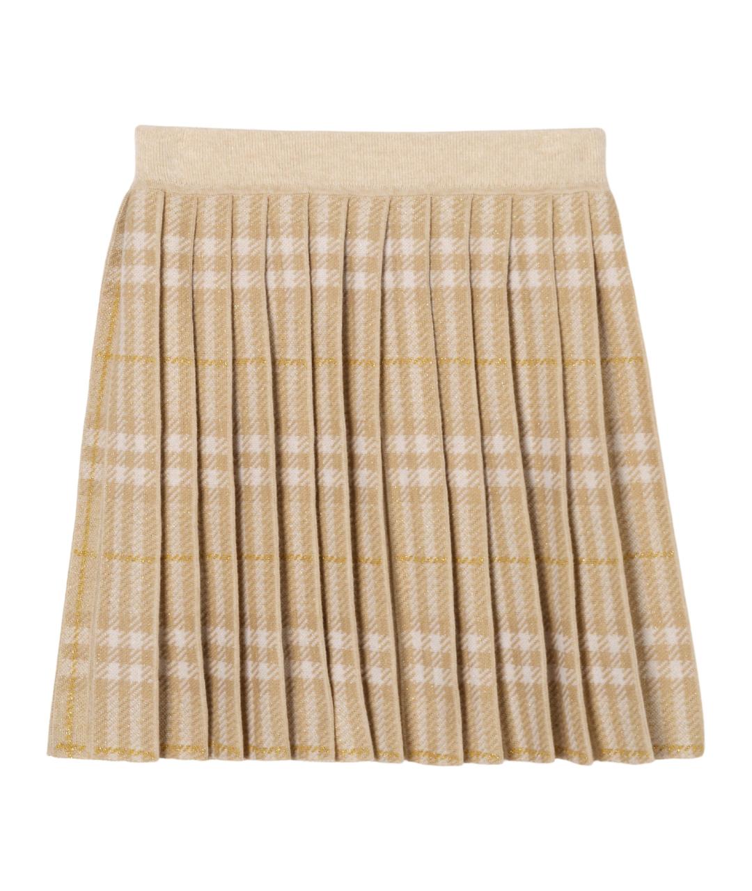 BURBERRY Бежевая юбка, фото 2